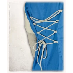 Mytholon Robe Médiévale Elodie, Bleu / Crème Légère -Vetements Halloween Boutique robe medievale elodie bleu creme legere 3