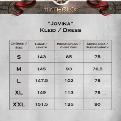 Mytholon Robe Médiévale Jovina, Verte -Vetements Halloween Boutique robe medievale jovina verte 3