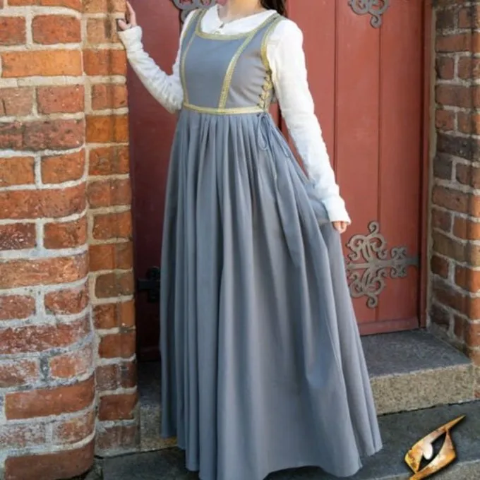 Epic Armoury Robe Renaissance Lucrezia, Gris 5 Epic Armoury Robe Renaissance Lucrezia, Gris – Image 5