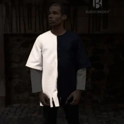 Burgschneider Surcoat Aleran, Côté Droit, Naturel -Vetements Halloween Boutique surcoat aleran cote droit naturel 2