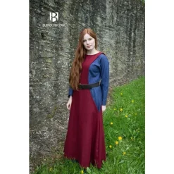 Burgschneider Surcot Albrun, Rouge -Vetements Halloween Boutique surcot albrun rouge 5