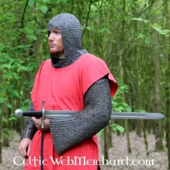 Leonardo Carbone Surcot, Damier, Jaune-bleu