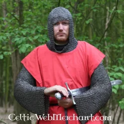 Leonardo Carbone Surcot, Damier, Noir-marron -Vetements Halloween Boutique surcot damier noir marron 3