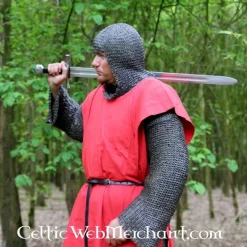 Leonardo Carbone Surcot, Damier, Noir-marron -Vetements Halloween Boutique surcot damier noir marron 5