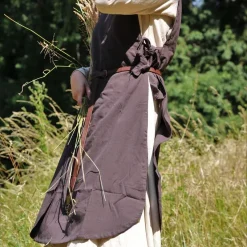 Leonardo Carbone Surcot Sigrid, Marron Foncé -Vetements Halloween Boutique surcot sigrid marron fonce 3