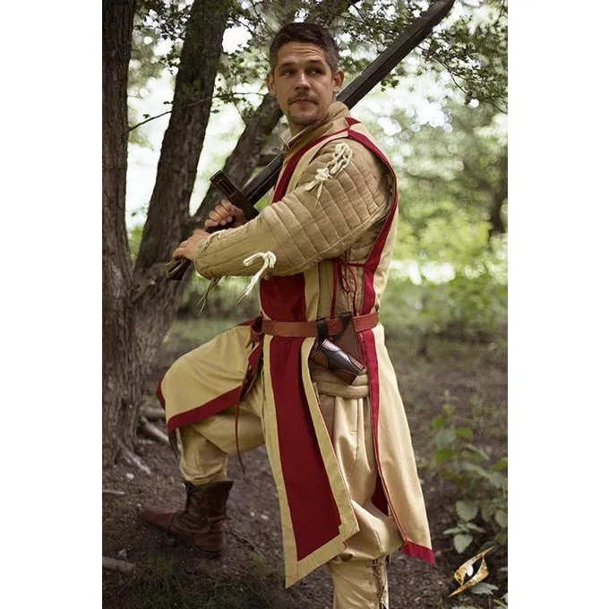 Epic Armoury Tabard Geoffrey, Beige-rouge 2 Epic Armoury Tabard Geoffrey, Beige-rouge – Image 2