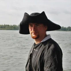 Leonardo Carbone Tricorn Charles, Noir 9 Leonardo Carbone Tricorn Charles, Noir -Vetements Halloween Boutique tricorn charles noir 3