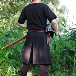 Leonardo Carbone Tunique Edgar, Marron / Noir -Vetements Halloween Boutique tunique edgar marron noir 4