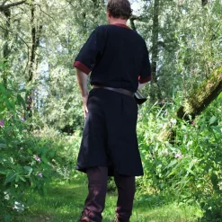 Leonardo Carbone Tunique Edgar, Noir / Rouge -Vetements Halloween Boutique tunique edgar noir rouge 2