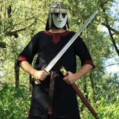 Leonardo Carbone Tunique Edgar, Noir / Rouge -Vetements Halloween Boutique tunique edgar noir rouge 5