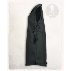 Mytholon Tunique Elyona, Noir -Vetements Halloween Boutique tunique elyona noir 2