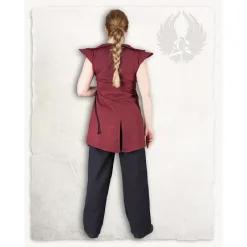 Mytholon Tunique Elyona, Rouge -Vetements Halloween Boutique tunique elyona rouge 3