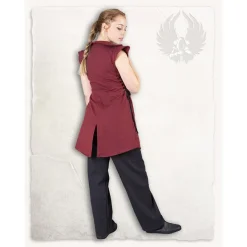 Mytholon Tunique Elyona, Rouge -Vetements Halloween Boutique tunique elyona rouge 5