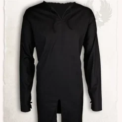 Mytholon Tunique Wolfram Noir, Coton Mince -Vetements Halloween Boutique tunique wolfram noir coton mince 4