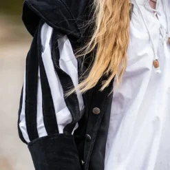 Leonardo Carbone Veste à Manches Ouvertes, Noir -Vetements Halloween Boutique veste a manches ouvertes noir 2