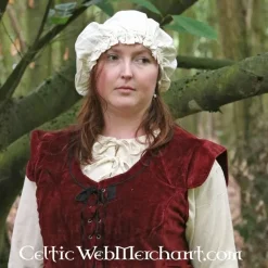 Leonardo Carbone Veste Médiévale Caelia Rouge 8 Leonardo Carbone Veste Médiévale Caelia Rouge -Vetements Halloween Boutique veste medievale caelia rouge 2